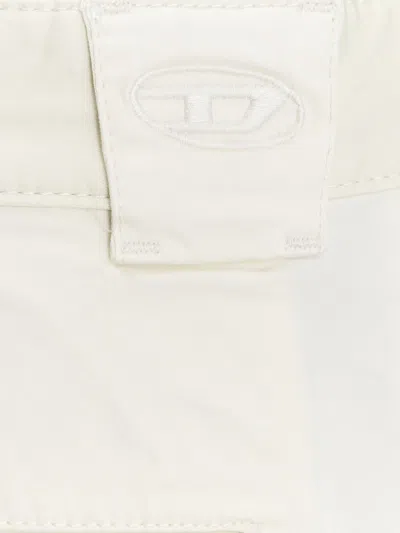 Shop Diesel Trouser In White