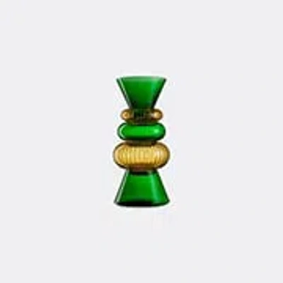 Nasonmoretti Tableware Green-amber Uni In Green-amber