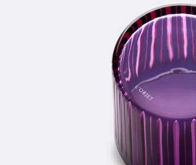L'objet Glassware Purple Uni In Purple