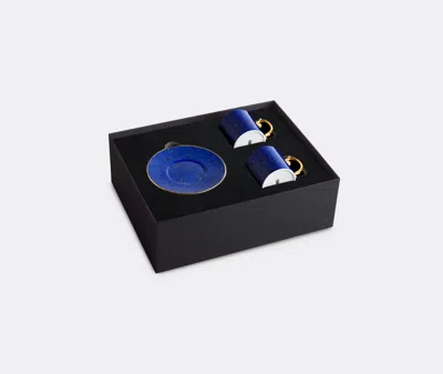 L'objet Tea And Coffee Blue/ Gold Uni In Blue/ Gold