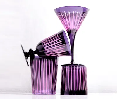 Shop L'objet Glassware Purple Uni