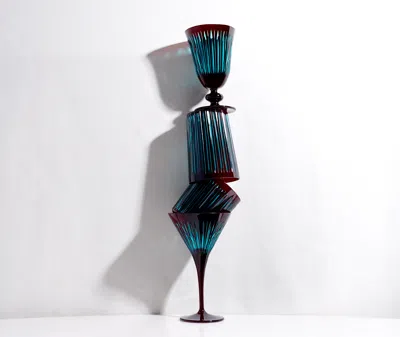 L'objet Glassware Bordeaux Uni In Bordeaux