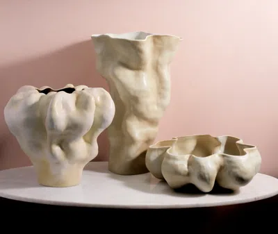 L'objet Vases Latte Uni In Latte