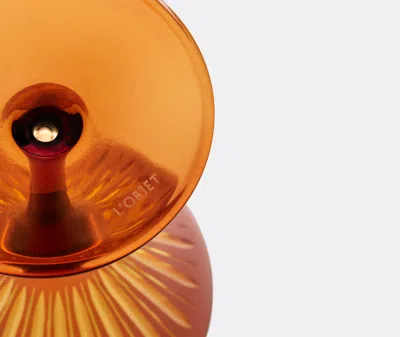 L'objet Prism Set Of 4 Wine Glasses In Amber