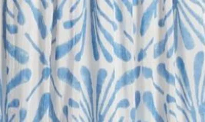 Alicia Bell Cutout Tie Front Cotton & Silk Cover-up Maxi Dress In Blue Psychedelic
