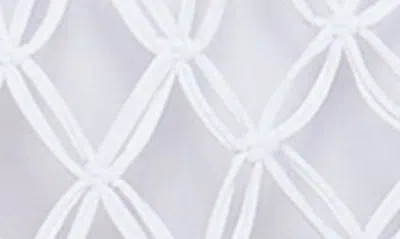 Shop Pq Swim Brynn Beaded Sheer Cover-up Dress In White