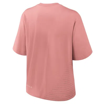 Shop Nike Pink New York Yankees Statement Boxy T-shirt