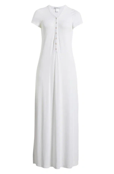 Shop Robin Piccone Amy Rib Cover-up Dress In White