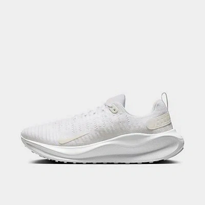 Shop Nike Men's Infinityrn 4 Road Running Shoes In White/white/white