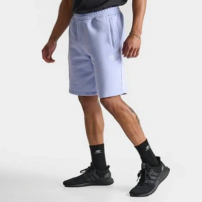 Shop Adidas Originals Adidas Men's Originals Trefoil Essentials Lifestyle Shorts In Violet Tone