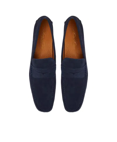 Shop Brooks Brothers Men's Jefferson Moccasin Driving Loafers In Navy