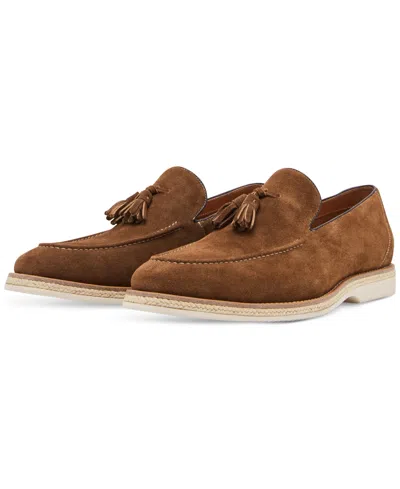 Shop Steve Madden Men's Zander Slip-on Tassel Loafers In Tobacco