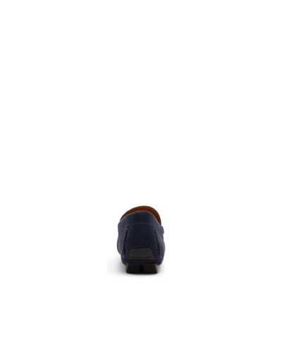 Brooks Brothers Men's Jefferson Moccasin Driving Loafers In Navy