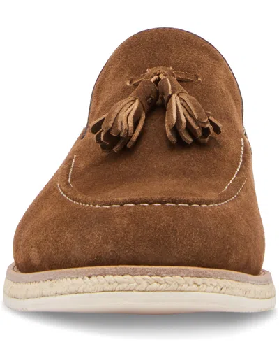 Shop Steve Madden Men's Zander Slip-on Tassel Loafers In Tobacco