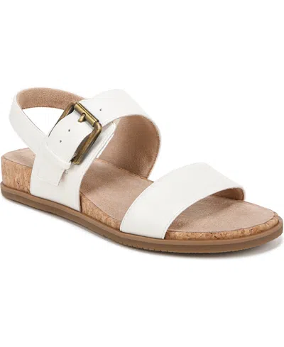 Shop Soul Naturalizer Cindi-sling Slingback Sandals In White Faux Leather