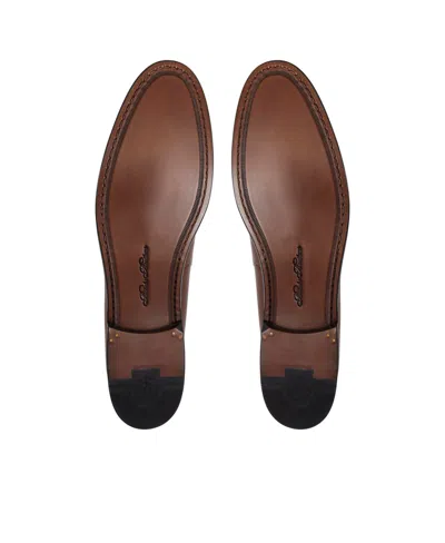 Brooks Brothers Men's Greenwich Slip On Penny Loafers In Cognac