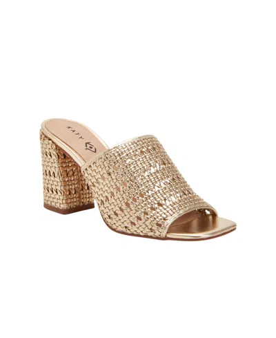 Katy Perry The Tana Slide Sandal In Gold