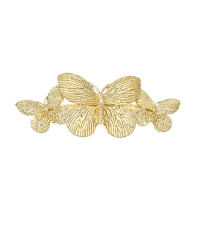 Shop Ettika Gimme Butterflies Gold-tone Hair Clip