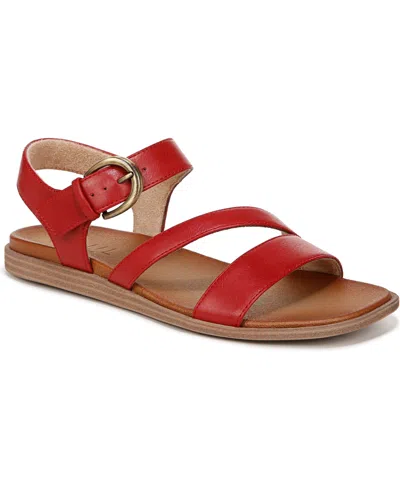 Shop Soul Naturalizer Jayvee Ankle Strap Sandals In Red Faux Leather