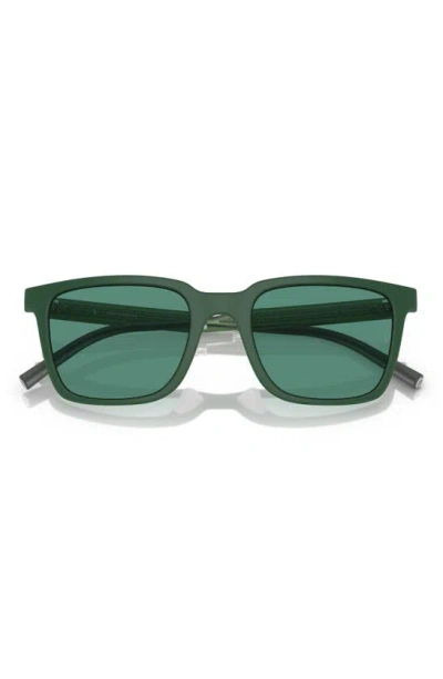 Oliver Peoples X Roger Federer Mr. Federer Square-frame Sunglasses In Dark Green