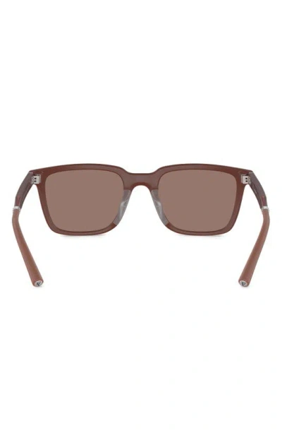 Oliver Peoples Roger Federer 52mm Rectangular Sunglasses In Matte Red