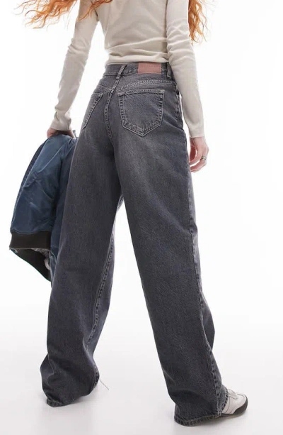 Topshop Column Jeans In Whale Blue In Rich Blue