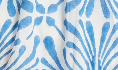Alicia Bell Hope Cotton Cover-up Maxi Dress In Blue Psychedelic