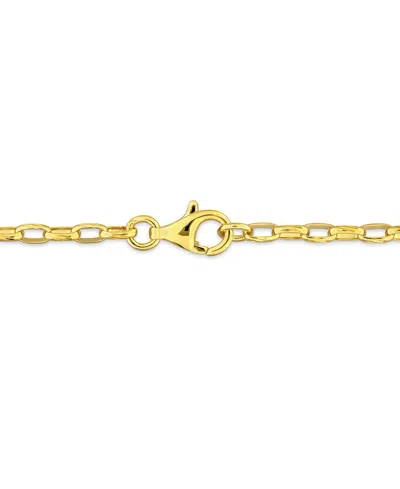Macy's Sky & London Blue Topaz Heart & Round 17" Collar Necklace (45-3/4 Ct. T.w.) In Yellow-plated Sterlin In Blue Topaz