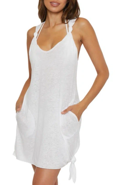 Shop Becca Beach Date Cover-up Dress In White