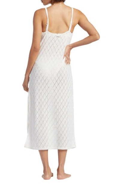 Shop Billabong Day Dream Semisheer Cover-up Dress In Salt Crystal