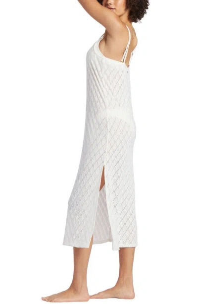 Shop Billabong Day Dream Semisheer Cover-up Dress In Salt Crystal