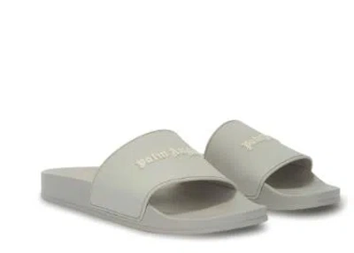 Shop Palm Angels Sandals In Grey/white