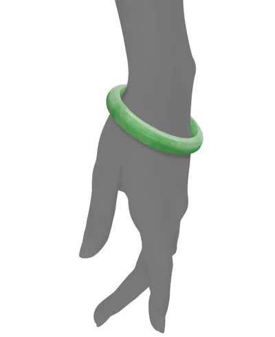 Macy's Dyed Jade Bangle In Jade