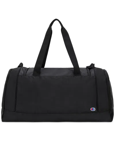 Shop Champion Center Duffel Bag In Black