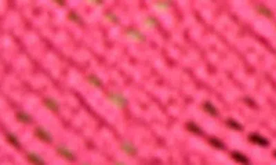 Capittana Kaia Open Stitch Crop Cover-up Sweater In Fuchsia
