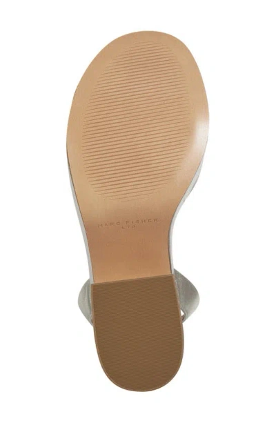 Shop Marc Fisher Ltd Razza Platform Ankle Strap Sandal In Gold