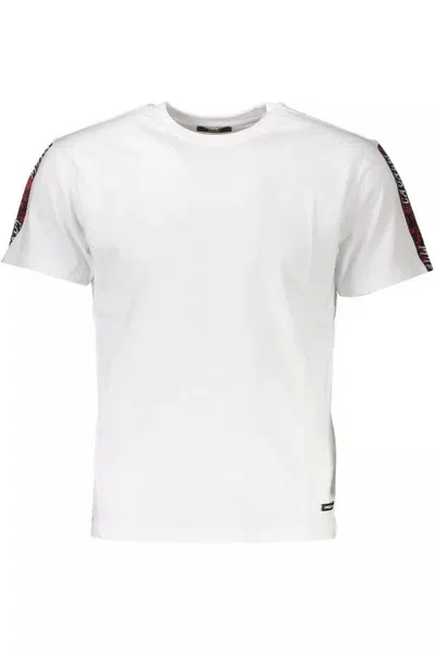 Shop Cavalli Class White Cotton T-shirt