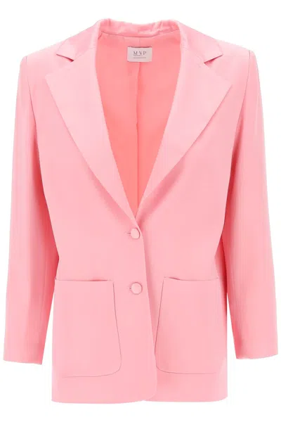Shop Mvp Wardrobe Single-breasted Martin Bl In Pink