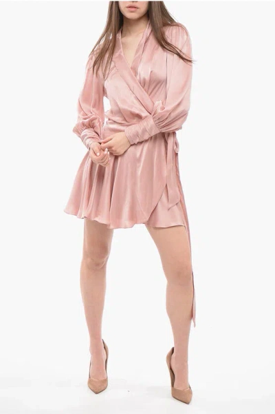 Shop Zimmermann Silk Wrap Dress With Bow