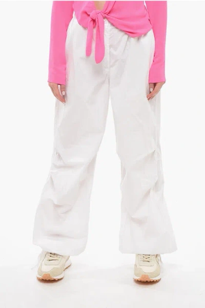 Shop Aspesi Cotton Pants With Ankle Strings