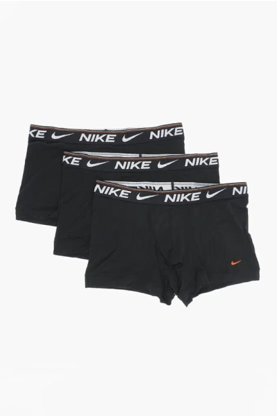 Shop Nike Logoed Waist Band 3 Pairs Of Boxers Set