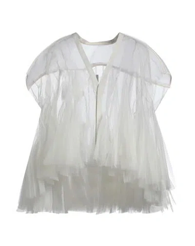 Shop Rick Owens Woman Shirt White Size Onesize Polyamide
