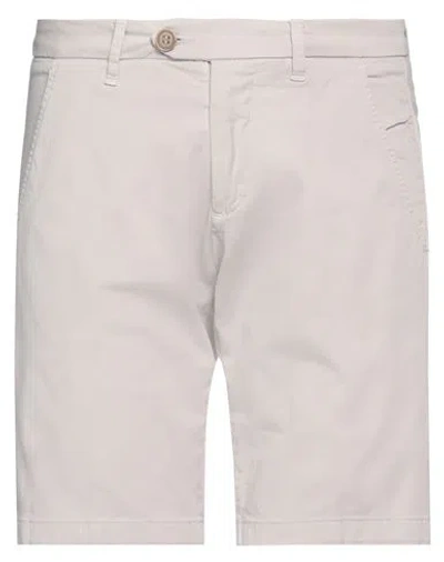 Shop Roy Rogers Roÿ Roger's Man Shorts & Bermuda Shorts Light Grey Size 31 Cotton, Elastane
