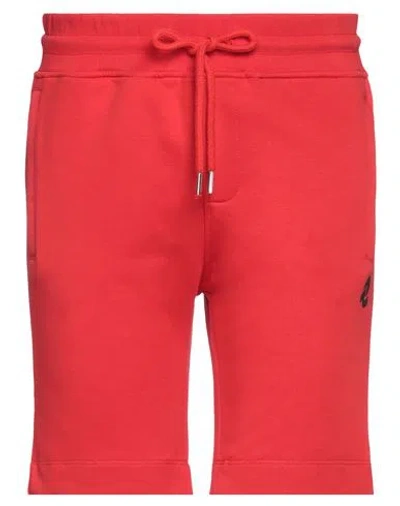 Shop Invicta Man Shorts & Bermuda Shorts Red Size L Cotton, Polyester