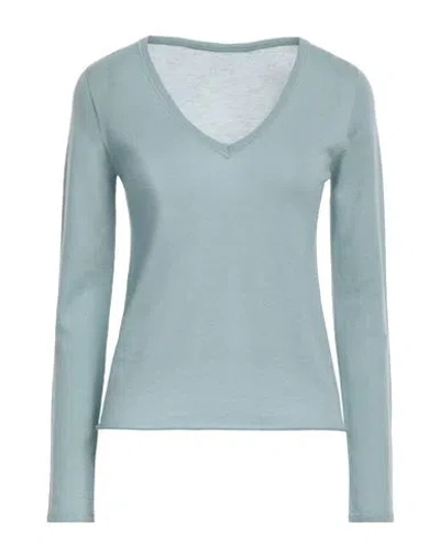 Shop Majestic Filatures Woman Sweater Light Blue Size 1 Cashmere