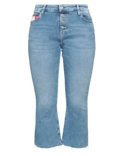 Tommy Jeans Woman Jeans Blue Size 31w-30l Cotton, Elastane In Blue