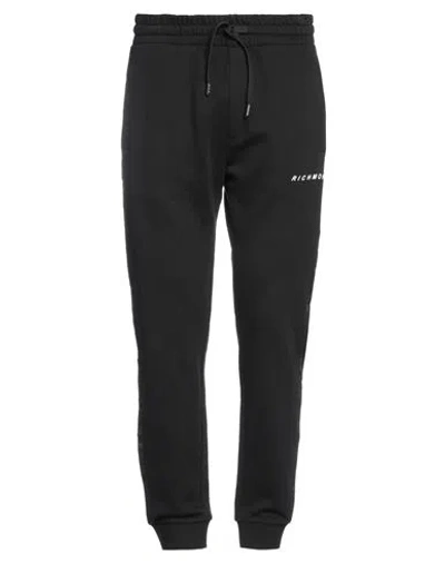 Richmond Sport Man Pants Black Size 3xl Cotton, Polyester In Black