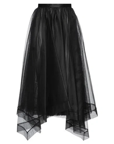 Shop Alexander Mcqueen Woman Midi Skirt Black Size 6 Polyamide