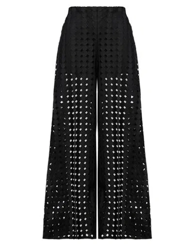 Shop Patbo Woman Pants Black Size 4 Polyester, Polyamide