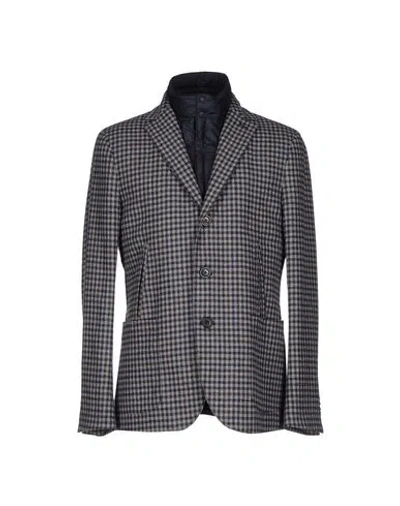 Shop Maestrami Man Blazer Grey Size 40 Wool, Polyester